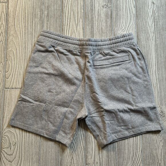 Gymshark Crest Shorts Men’s XXL Lt Gray Marl Logo Soft Pockets 7” Inseam New - Picture 5 of 8